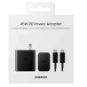 Cargador Samsung Super Carga 45w Tipo C AAA Negro