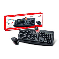 TECLADO + MOUSE COMBO GENIUS KM-200 SMART USB